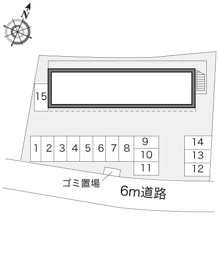 つくば市稲荷前 月極駐車場